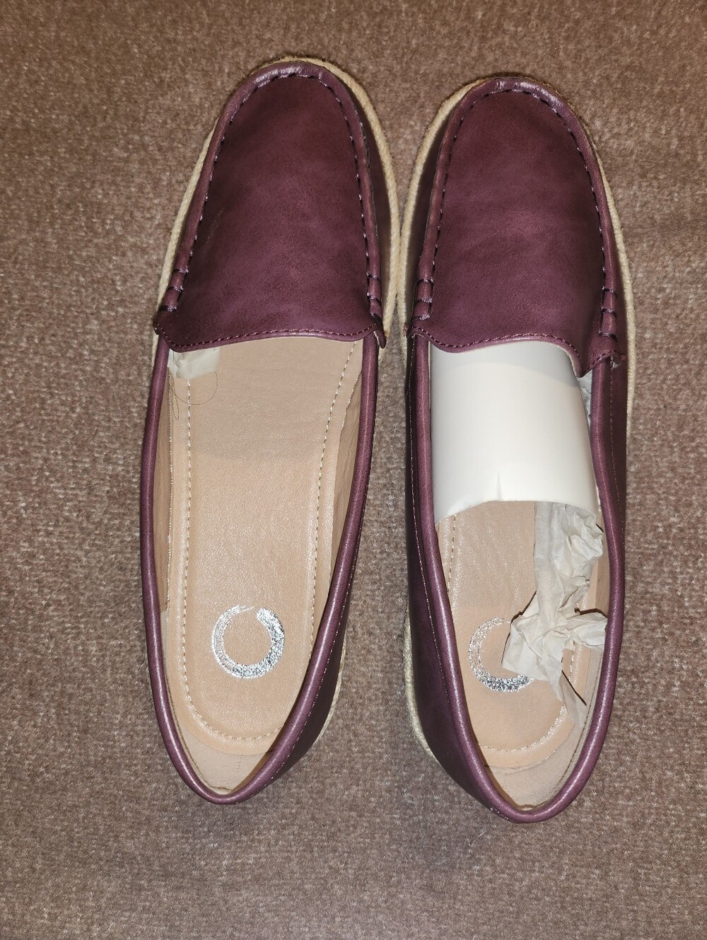 Journee Collection Women's Burgundy Slip-On Loafers